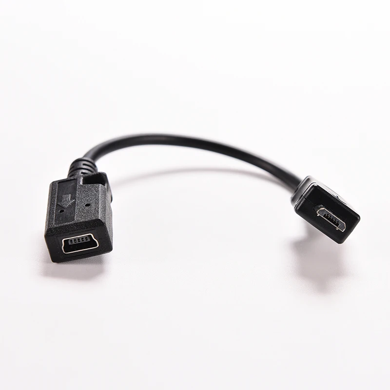 

Mini USB Male To Mini USB Female Data Sync Charge Adapter Cable TSC 17cm