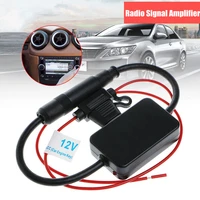 car radio signal amplifier stereo auto fm am antenna booster windshield mount aerials for car accessories