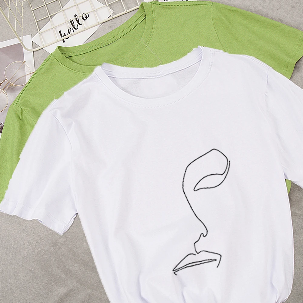 

2020 Лидер продаж натуральный хлопок топы Простой Новая модная футболка с рисунком на рост от 90s Графический Футболка свободного кроя с корот...