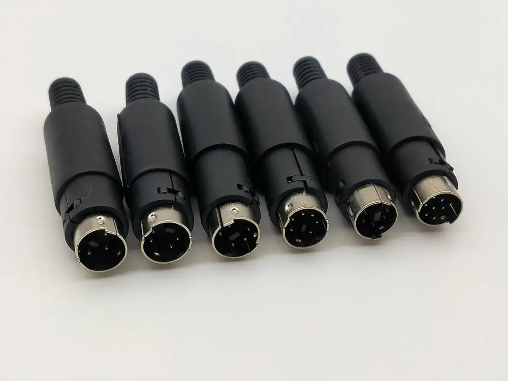Мини DIN Мужской 3 PIN 4 5 6 7 8 аудио AV Разъем адаптер Новый|Соединители| |