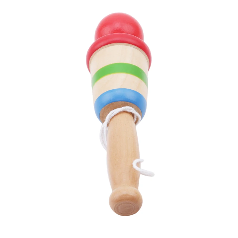

Anti Stress Safe Simple Kendama Wooden Bilboquet Cup and Ball Preschool Educational Toys for Children Outdoor Funny Games