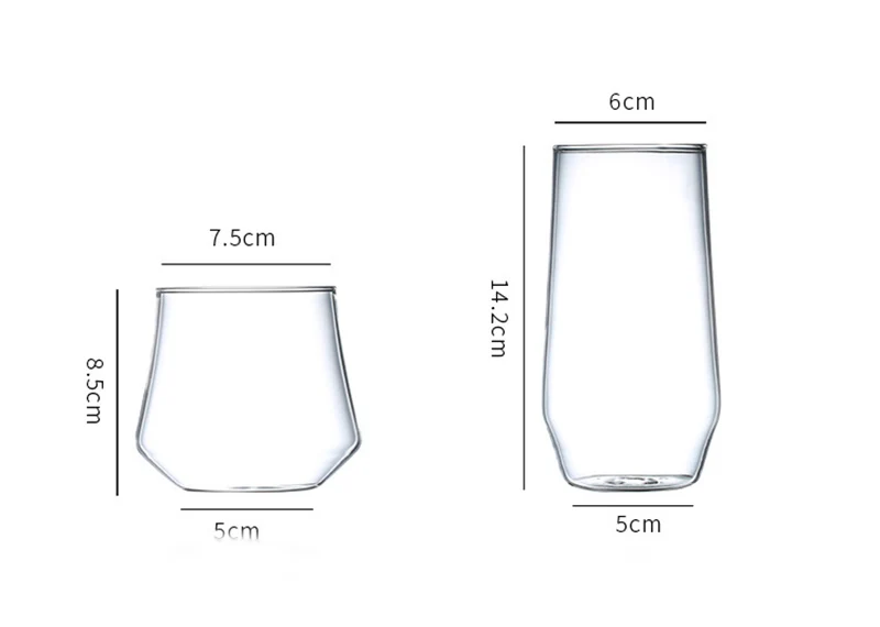 14 унций/16 унций новая стеклянная кружка для воды чашка напитков пива кухни