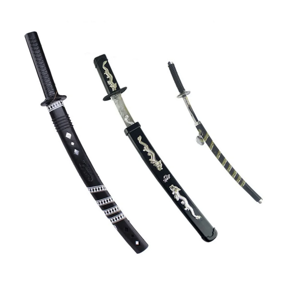 Пластиковый японский самурайский игрушечный меч реквизит для платья на Хэллоуин