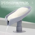 Коробка для мыла в форме листа дренаж для мыла держатель для ванной комнаты держатель для мыла губка поднос для хранения принадлежности для ванной комнаты