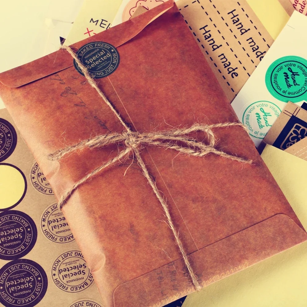 

20PCS/lot Vintage Envelope Creative Kraft Paper Envelopes DIY Decorative Envelope Small Paper School Office Supplies