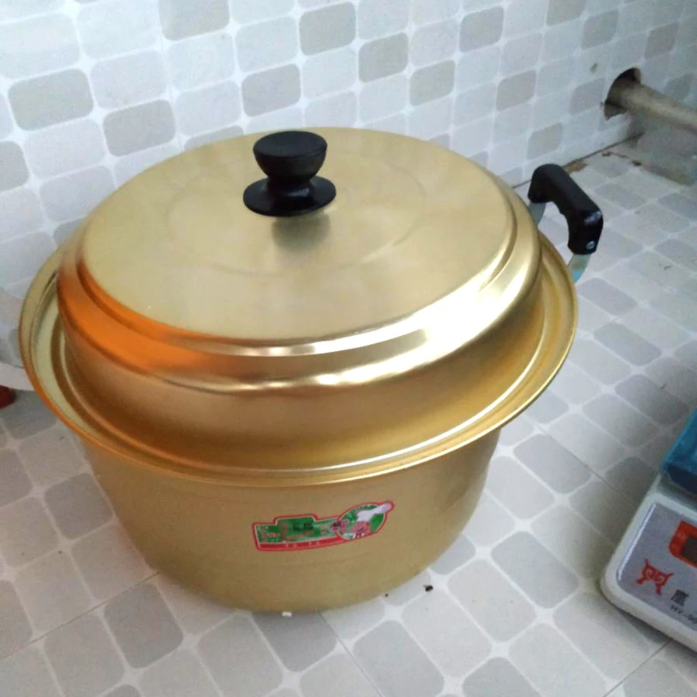 Двухкорпусные котлы Пароварка суп котелок, кухонная посуда мульти-функциональный отпаривания алюминиевая кастрюля клецки Паровая плита котла еда газа