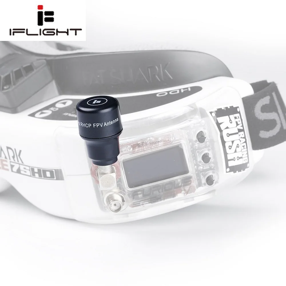 iflight 58g 2dbi fpv короткая антенна rhcp sma для р