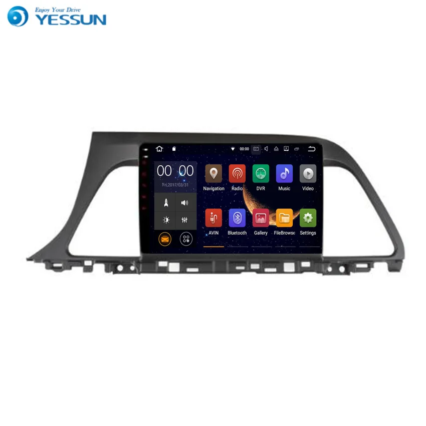 Мультимедийная система Yessun для Hyundai Sonata 9 2016 Android 6 0 автомобильный радиоприемник
