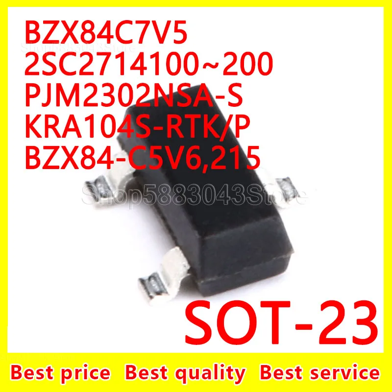 

(20 шт.) 100% Новинка, оригинальный BZX84C7V5 2SC2714100 ~ 200 фотосессия 215 смартфон-23 SOT23