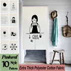 Японская подвесная дверная занавеска С мультяшным рисунком, перегородка для кухни, ресторана, дома, входа, дверная занавеска Fengshui Noren s