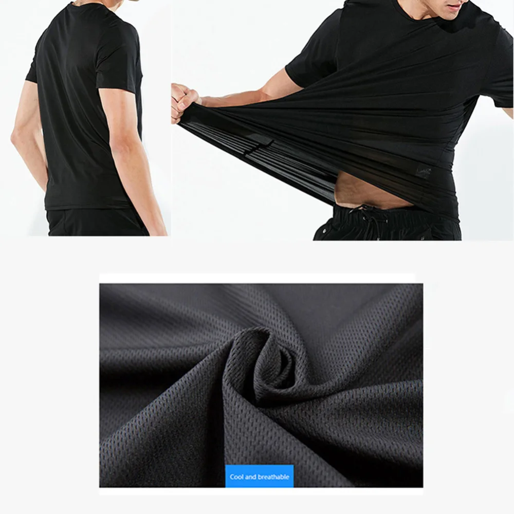 Мужская водостойкая футболка с гидрофобным покрытием для занятий спортом на