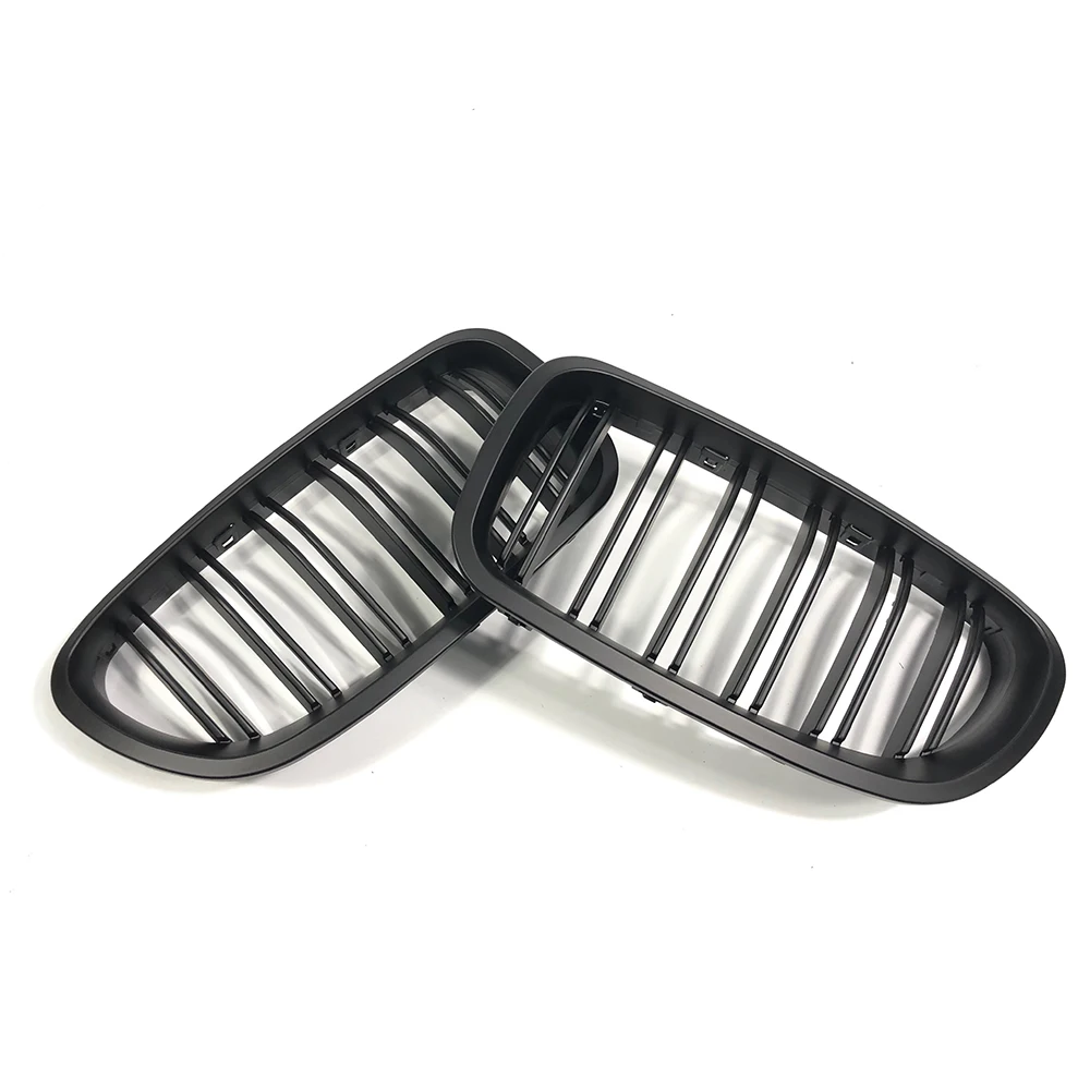Dull Matte Black Front Kidney Sport Grille For BMW 5 Series F10 F11 F18 M5 2010-2015 Dual Bar Auto Replacement Grill | Автомобили и