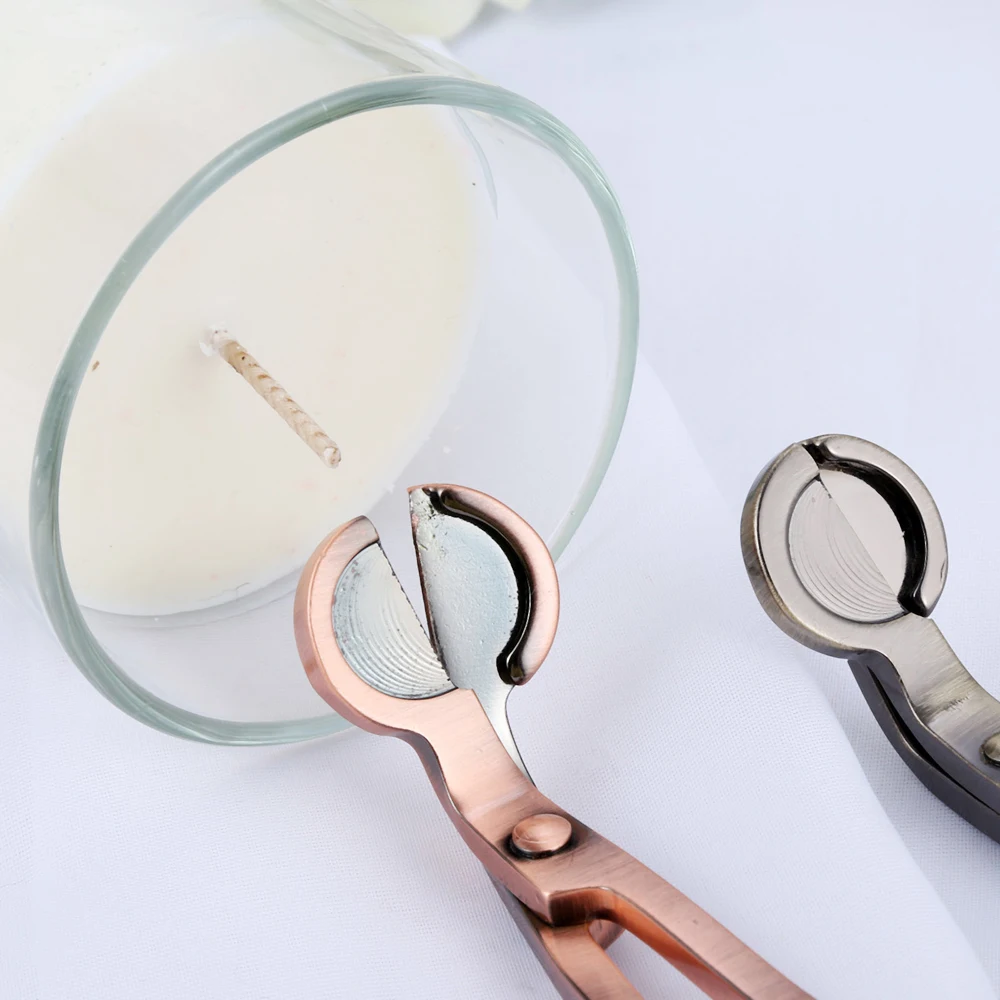 Свеча триммер для фитилей из нержавеющей стали фитиль уютная круглая головка 18