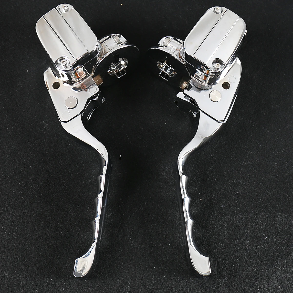 Хромированный комплект управления на руль с тормозным гидравлическим