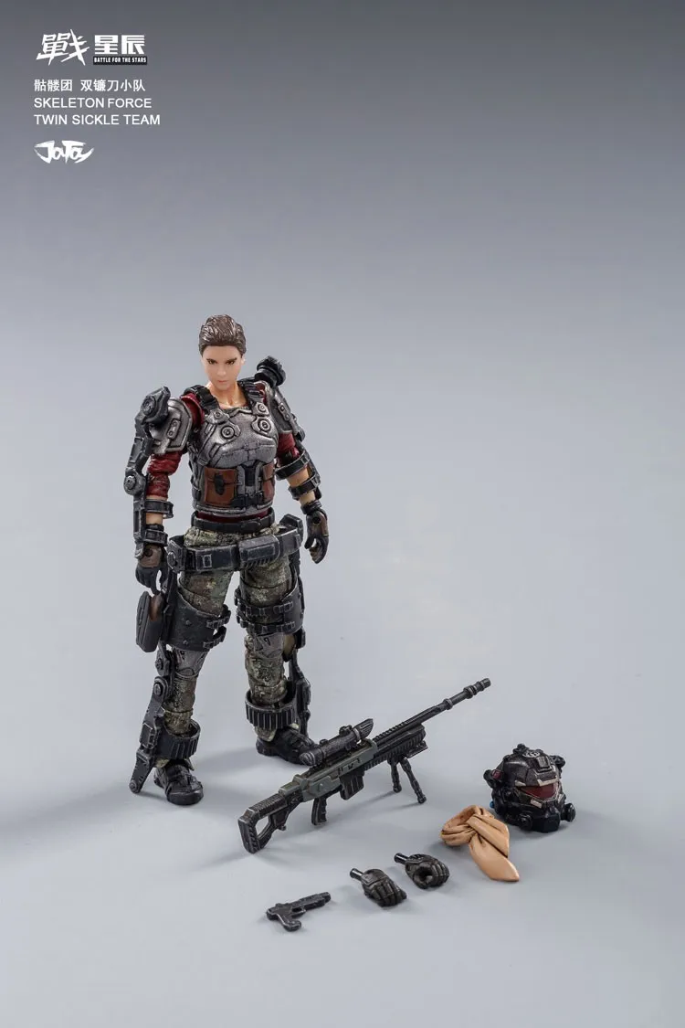 JOYTOY JT0265 Skeleton Forces Double Sickle SQUAD-Helan 1/18 Action Figure | Игрушки и хобби