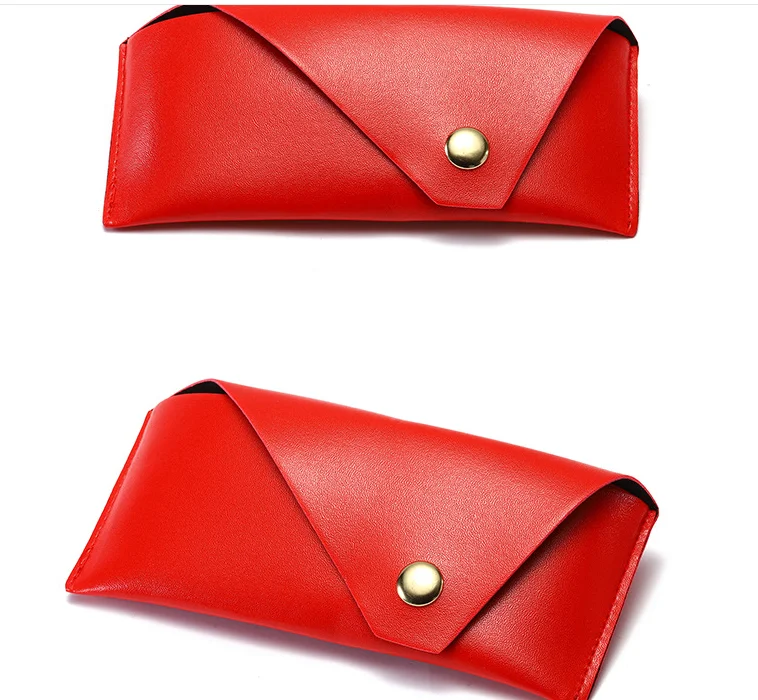 Складной футляр для очков коробка из искусственной кожи хранения