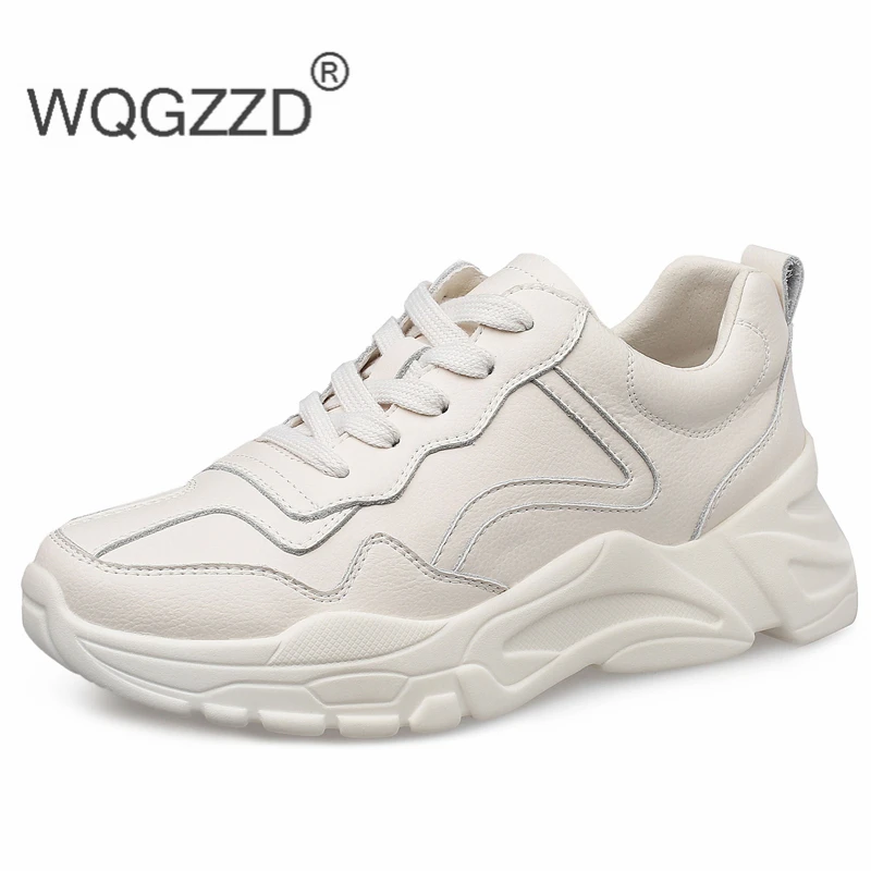 Женские кроссовки на высоком каблуке брендовые дизайнерские шнуровке толстая