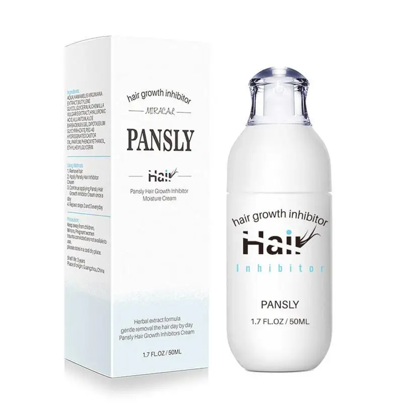 

50ML Unisex Reduce Hair Growth Emulsion Prevents Hair Growth Mild Moisturizing Non-Irritating Hair Removal Spray Body Cream