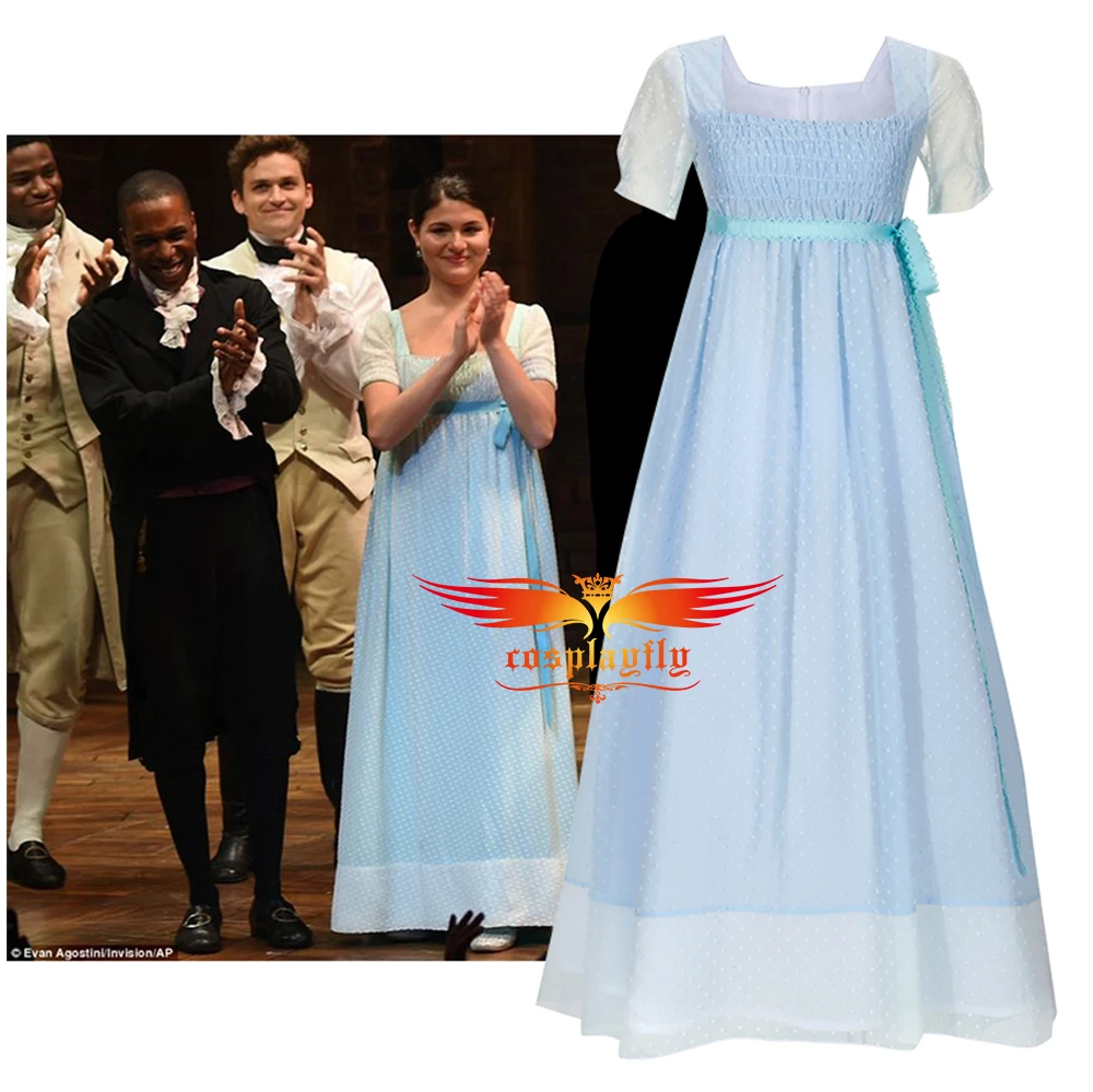 Аниме рок опера Гамильтон сценический халат концерт Элизабет Шуйлер Косплей