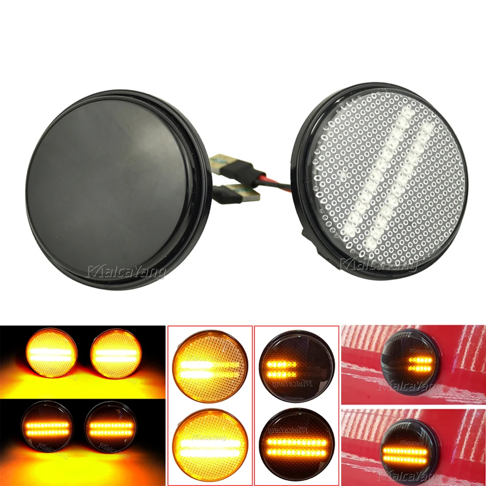 

2pcs Dynamic LED Side Marker Turn Signal Light Side Repeater 12V Panel Lamp Blinker For Mazda MX-5 MX5 Mk1 Mk2 Mk3 89-2015