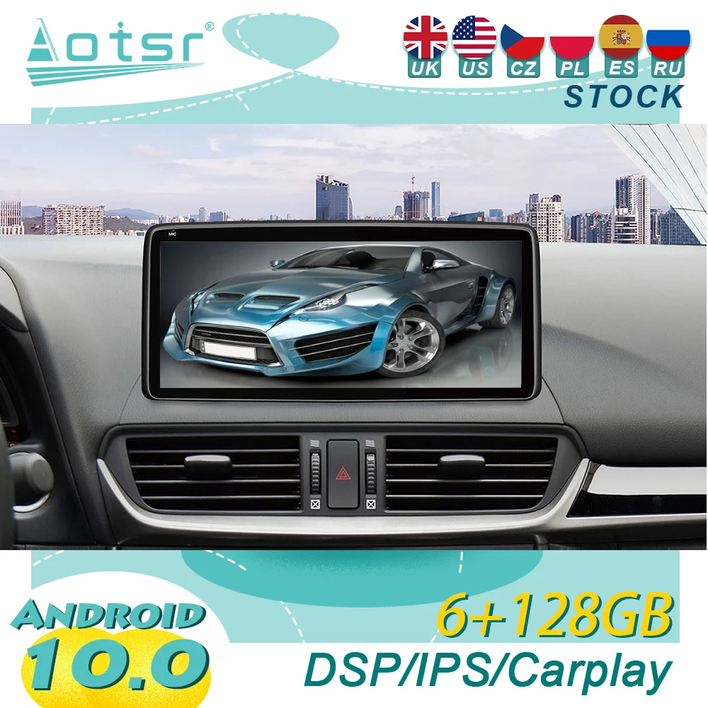 

Android 10.0 For Mazda CX-4 2016+ Car GPS Navigation Stereo DVD Player Streaming Media Multimedia Player Head Unit