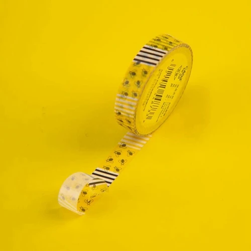 Bee colony Маленькая Пчелка васи лента декоративная клейкая лента Decora Сделай Сам Скрапбукинг журнал наклейки этикетка канцелярские товары школьные принадлежности - Цвет: Bee colony