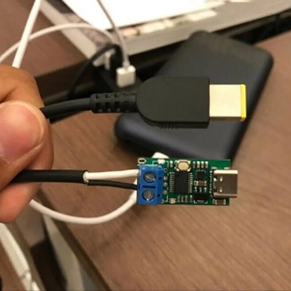 100 Вт Type-C USB C PD2.0 от 3 0 до DC быстрый заряд триггер датчик опроса Зарядка для ZYPDS ZY12PDG