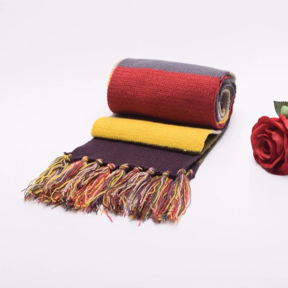 Доктор Кто 4 й доктор трикотаж 6 футов длинные толстые теплые мягкие вязаные