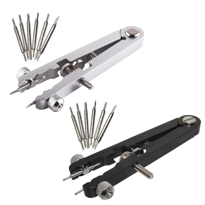 

6825 Raw Ear Disassemble Plier Spring Bar Removing Repair Table Tool Watch Bracelet Metal Remover