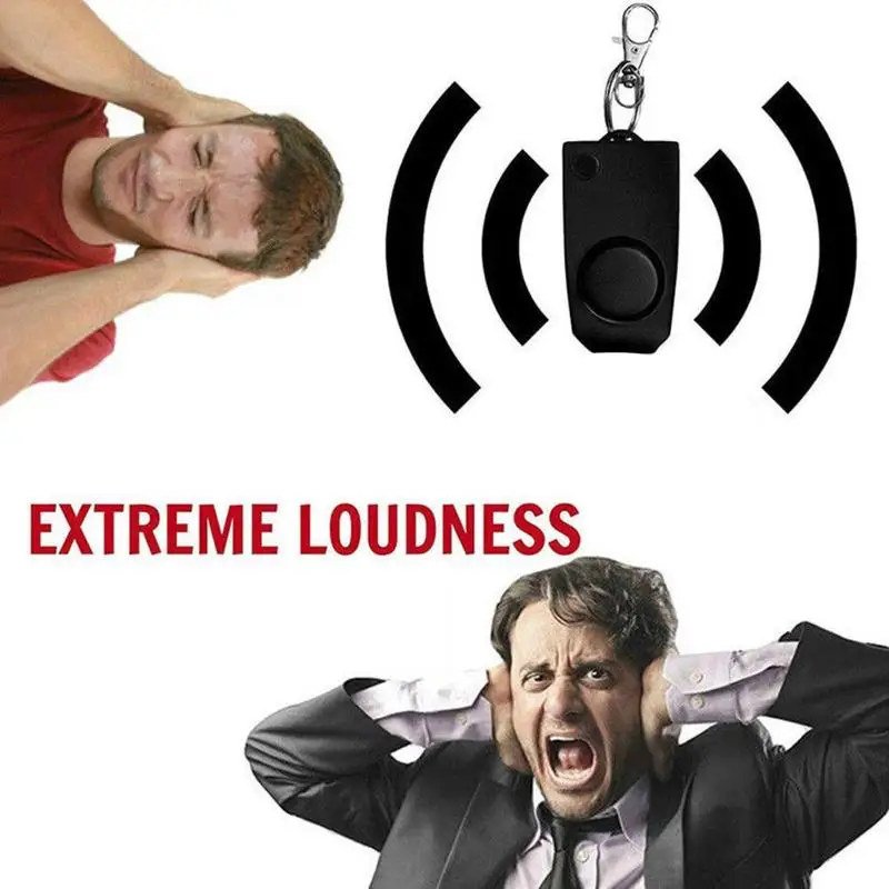 

Anti-rape Device Rape Alarm Safty Extreme Loud Alert Secure Children Security Safety For Women Personal Keychain A0P2