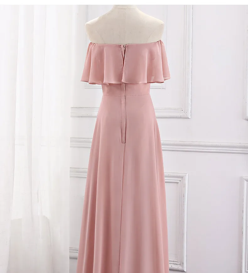 Vestidos de festa vestido longo para casamento, новые шифоновые платья для подружек невесты, 10 стилей, большие размеры, недорогие платья для гостей, W4302
