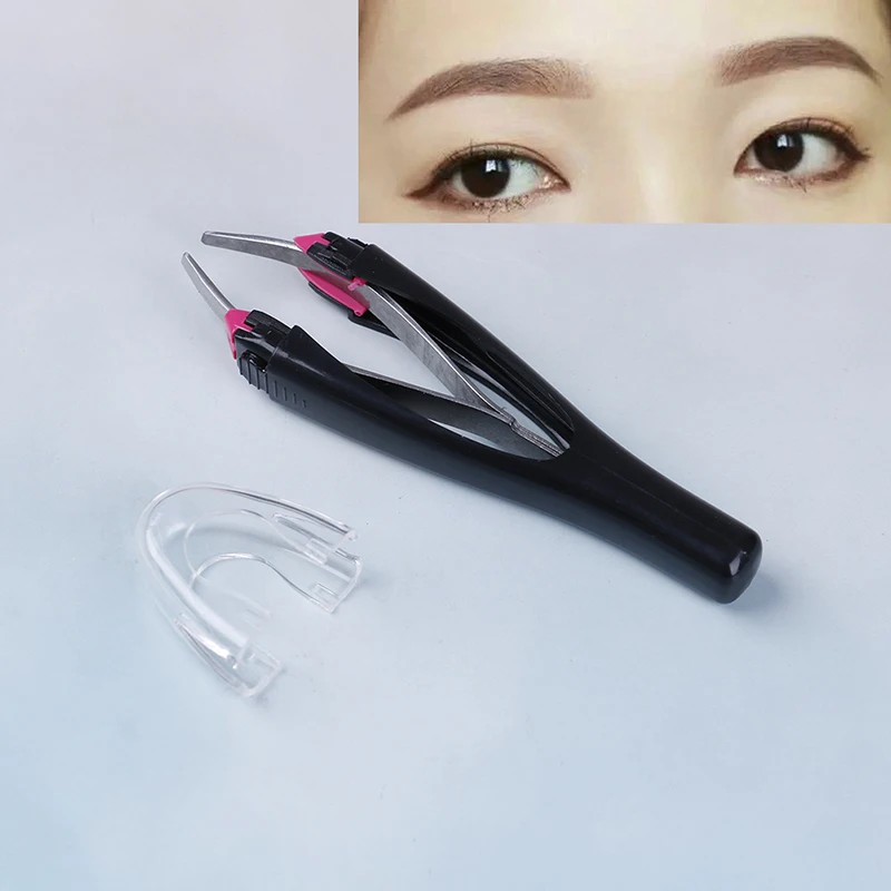 

Face Automatic Retractable Eyebrow Tweezers Eyelash Clip Stainless Steel Hair Removal Trimmer Cosmetic Beauty Makeup Tool