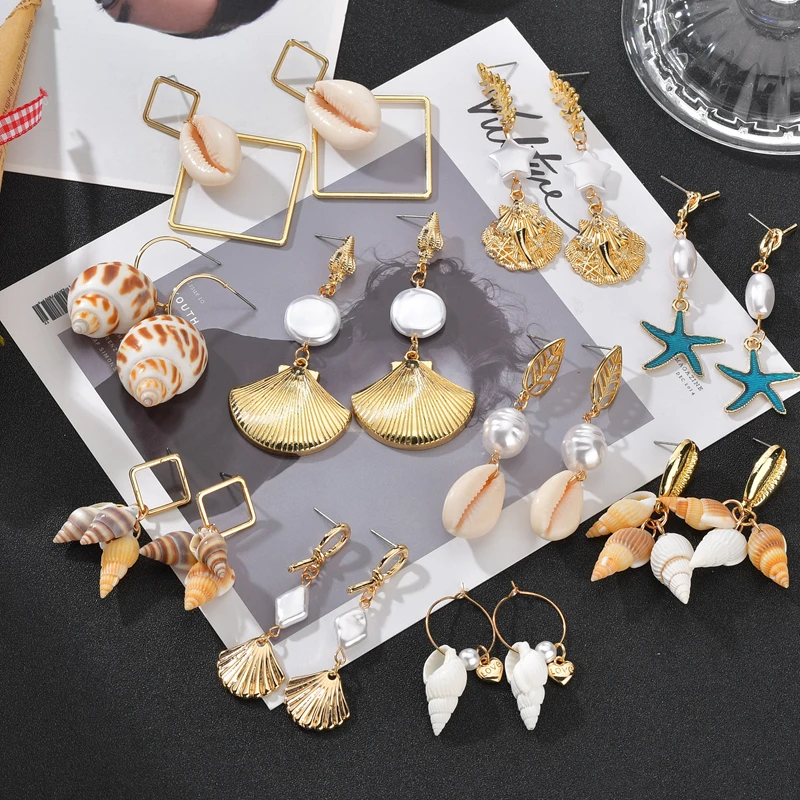 Женские серьги-капельки с искусственным жемчугом золотого цвета | Украшения и