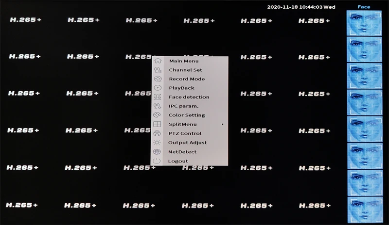 Видеорегистратор наблюдения Face Detection 12V 5A Hi3536C XMeye 8мп 4К 32Канала 32CH H.265+ 14Тб Onvif CCTV DVR NVR System.