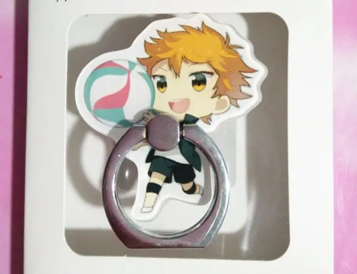 1 шт. горячая Распродажа Аниме Haikyuu кольцо на палец мобильный телефон подставка