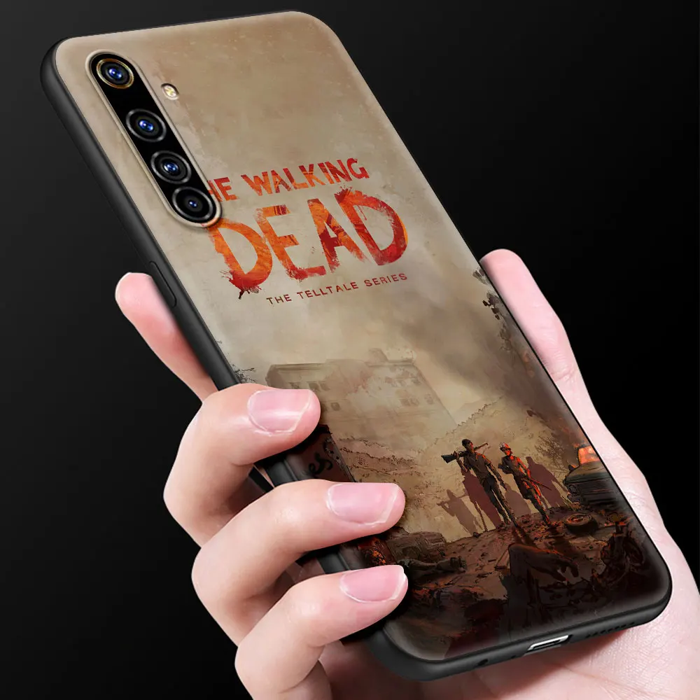 the walking dead shockproof case for realme c3 8 pro bag fundas silicon soft black cover for realme 6 7 pro c21 shell luxury tpu free global shipping