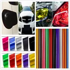 30x100 см Автомобильная фара лампа Декор виниловая пленка наклейка для BMW Все серии 1 2 3 4 5 6 7 X E F-серии E46 E90 F09