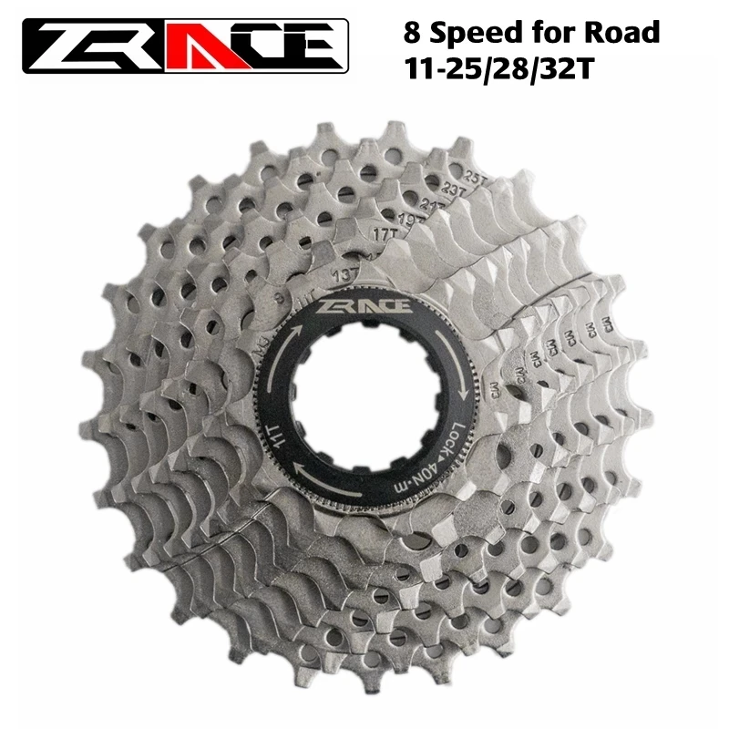 

Велосипедная кассета ZRACE, 8 скоростей, 8 s 11-25T/11-28T/11-32T, свободное колесо, легкая кассета электропитания, запчасти