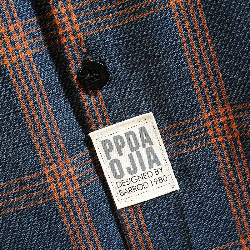 

2019 Fashion Plaid Men's Striped Shirts Three Quarter Sleeve Casual Shirt Japan Shirt M-4XL 5XL Plus Asian Size Blouse