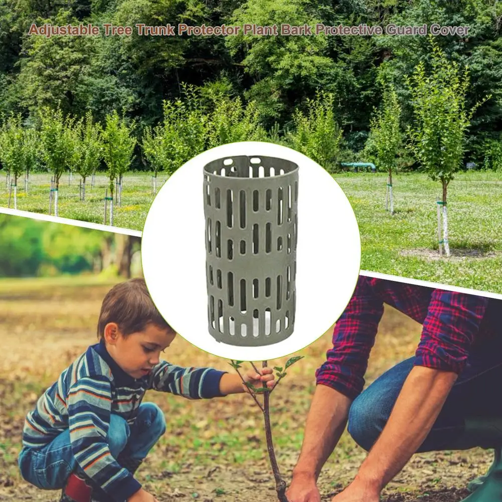 

Adjustable Tree Trunk Protector Plant Bark Plastic Protective Guard Cover Garden Tools Protect New Planting Seedlings Of Trees