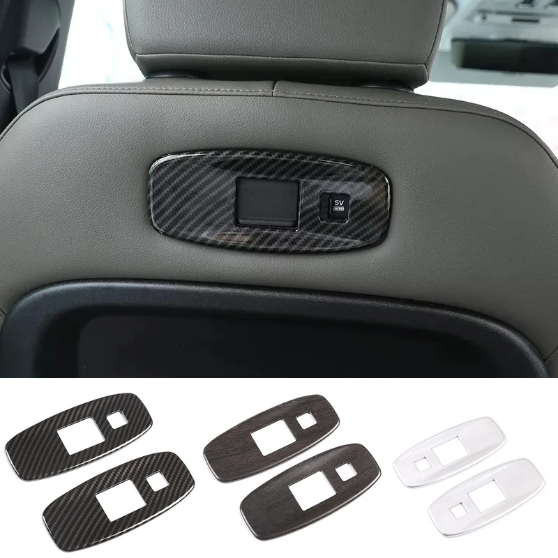 

For 2020-2021 Land Rover Defender 110 back seat USB port panel frame decoration automotive interior accessories