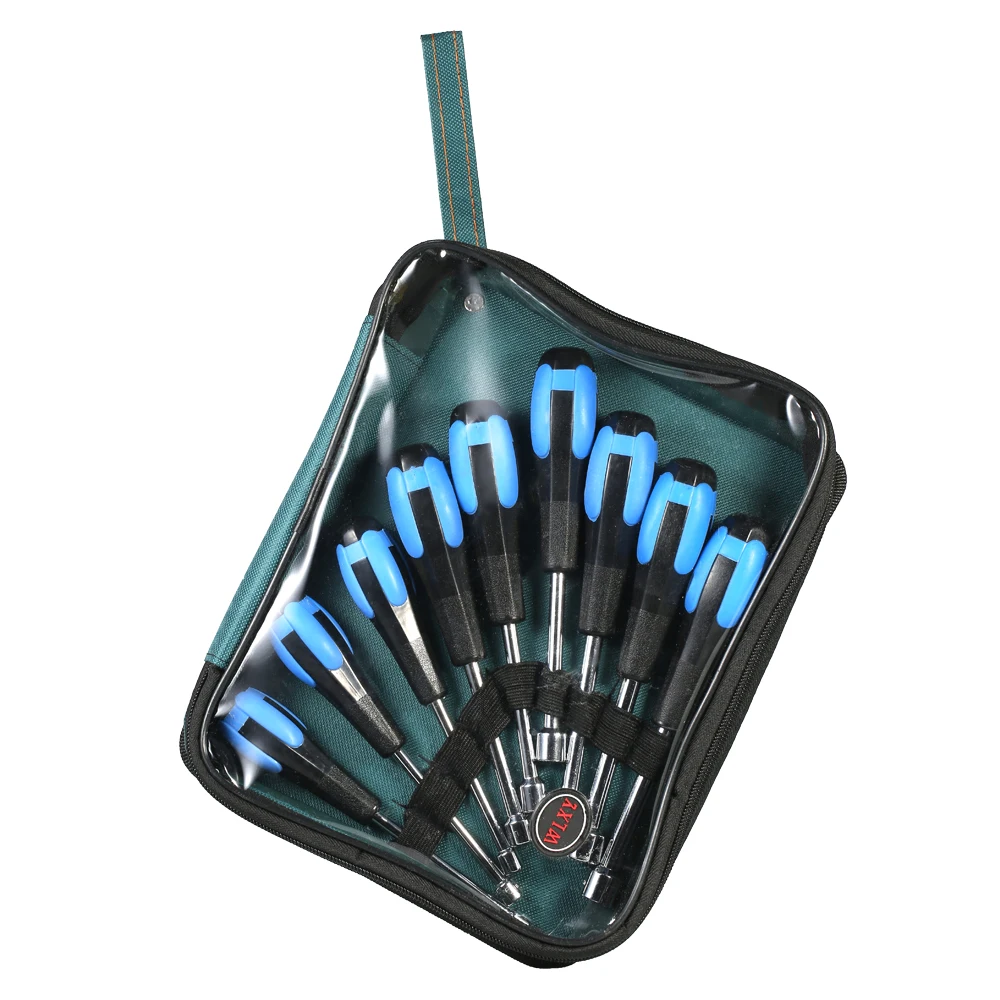 

New 9pcs Hollow Shaft Nut Driver Set Metric Sizes Hex Bit Sockets 5mm/5.5mm/6mm/7mm/8mm/9mm/10mm/11mm/12mm