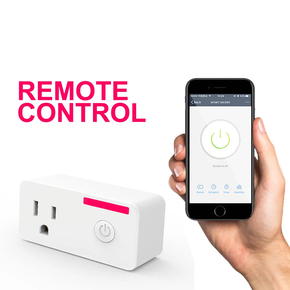 110V-220V Smart Home Wall Charger Adapter 15A US Standard Electrical Plug Socket Power Outlet Panel WiFi | Электроника