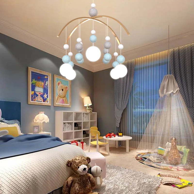 Hair Ball Wind Chime Bed Bell Children's Room Decoration Living  Shop Wall