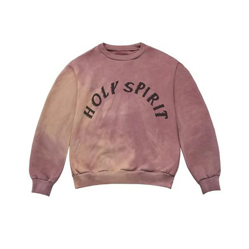 Розовый Kanye West Sunday сервис Holy Spirit CPFM. XYZ толстовки для женщин и мужчин высокое качество хип хоп Kanye West толстовки пуловер