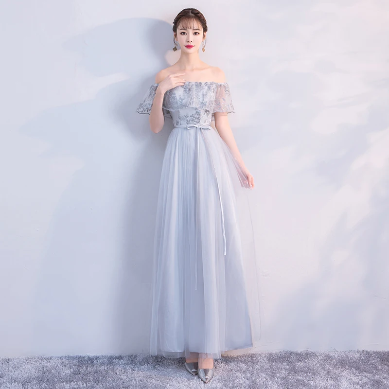 Платье подружки невесты большого размера длинное платье для свадебной вечеринки