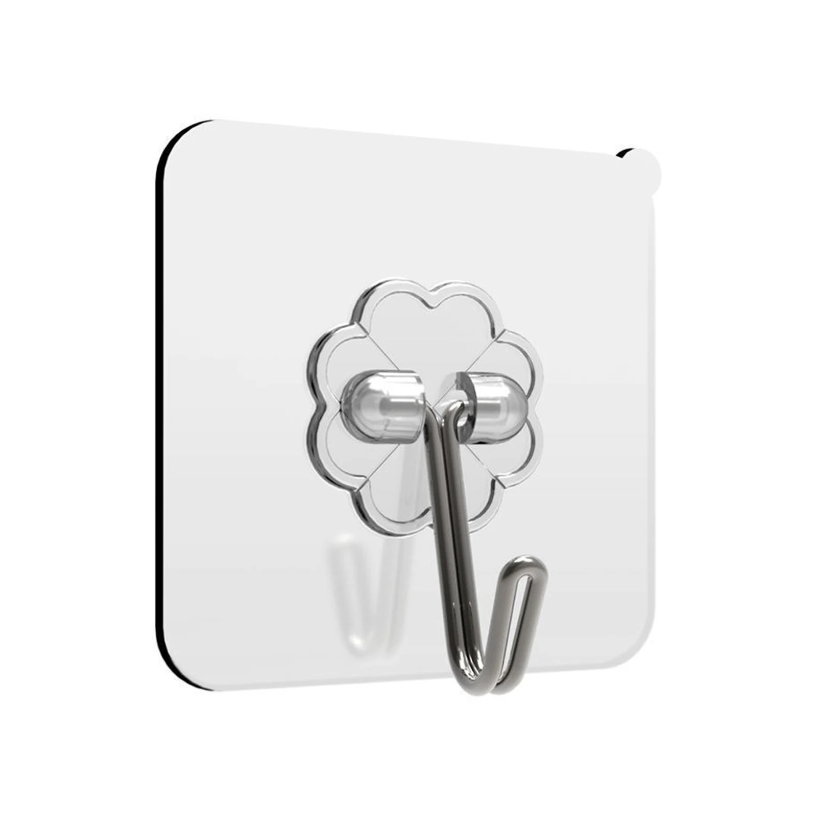 

10 Pieces Of Transparent Strong Self-adhesive Door Wall Hanging Hanger Hook Heavy Load Rack Suction Cup For Kitchen And Bathroom