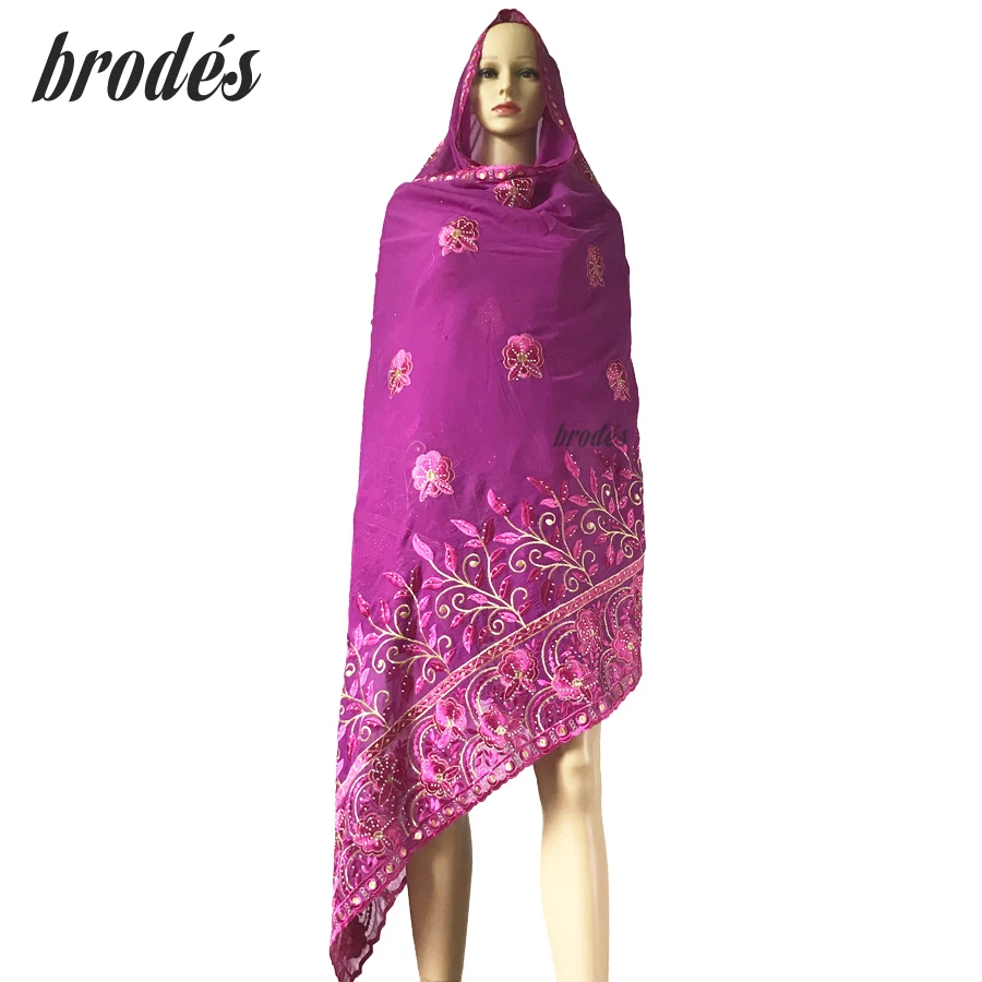 Рамадан Африканский Дубай хлопок Пашмина хиджаб шарф мусульманская мода