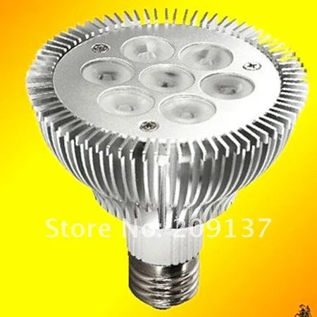 10X Epistar LED PAR 30 7x2W 14W точечный светильник E27 110V 240V холодный белый теплый диммируемая