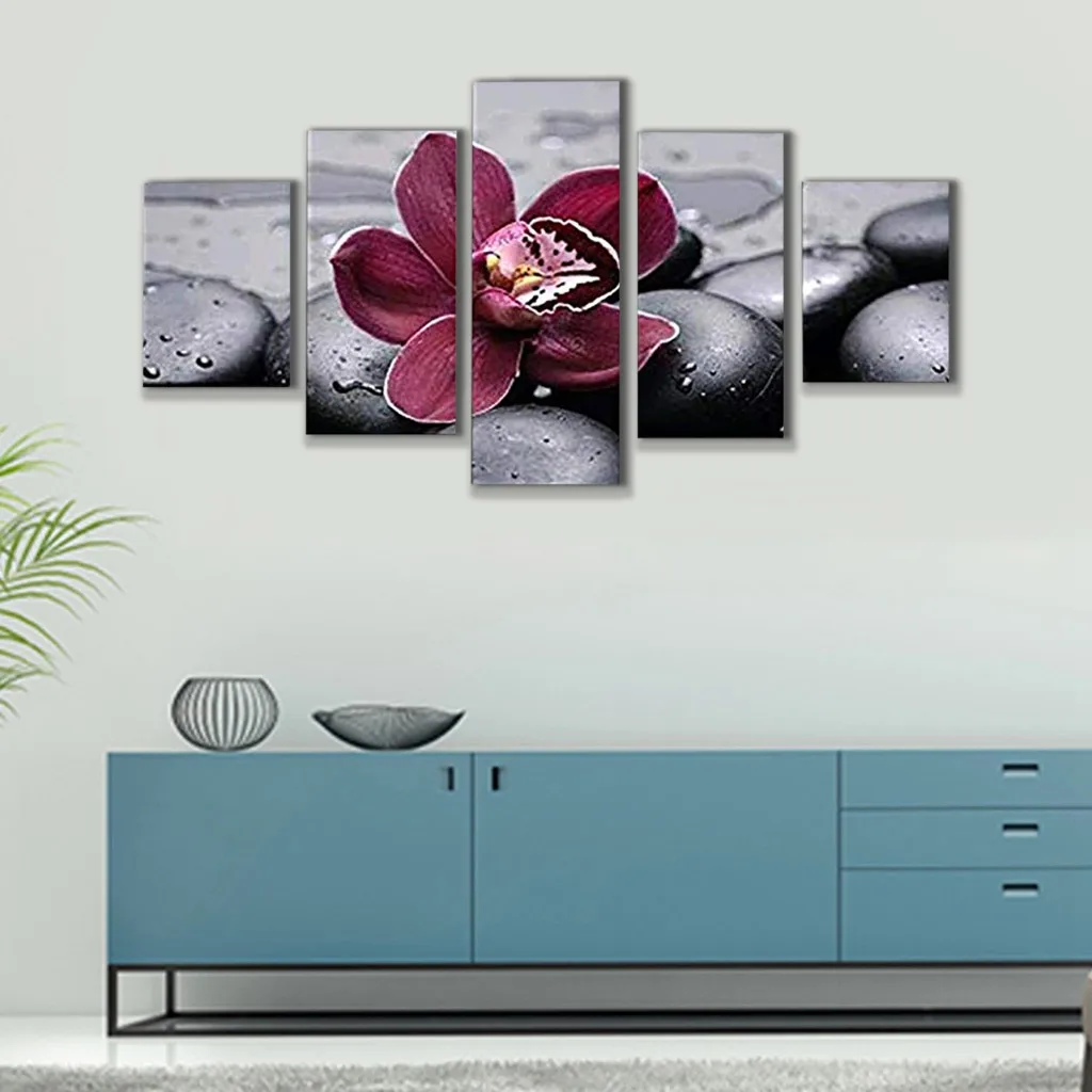 5 шт.. Печать на холсте картина без рамы современное искусство маслом печать для